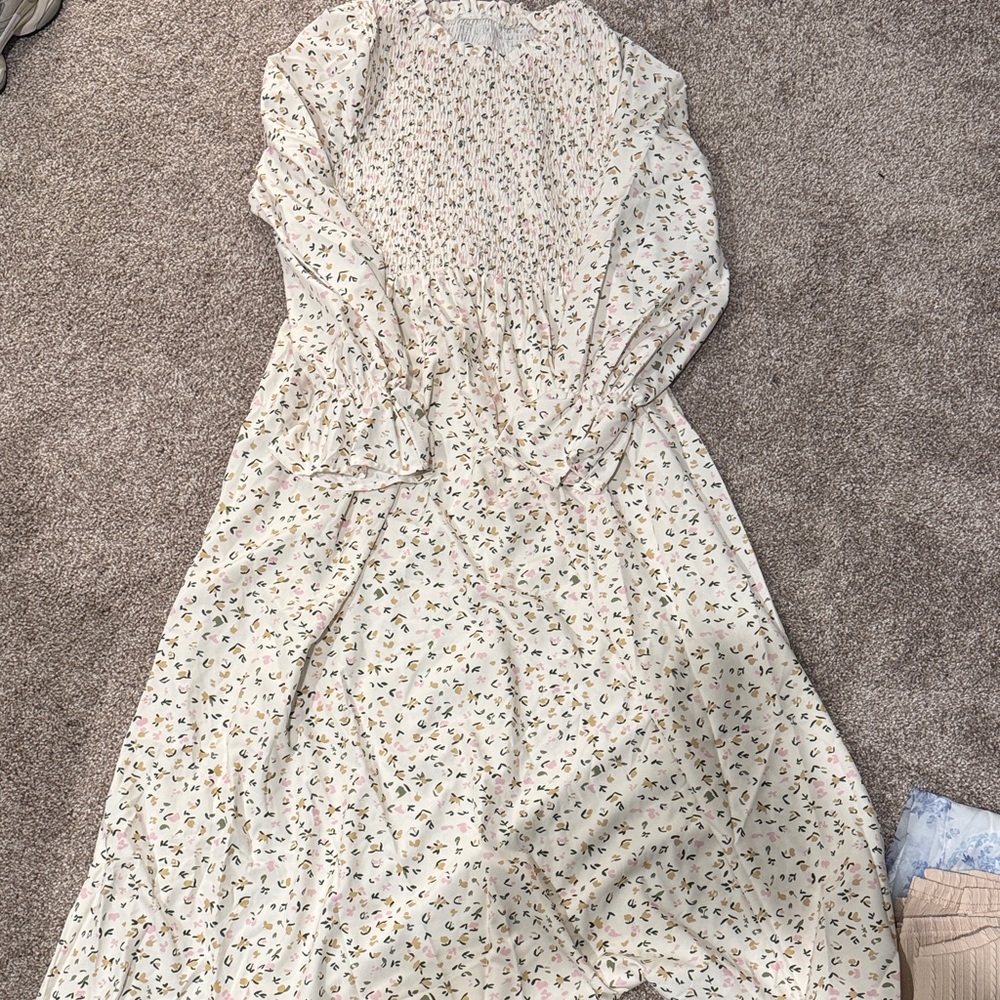 Floral Long Sleeve Dress maternity